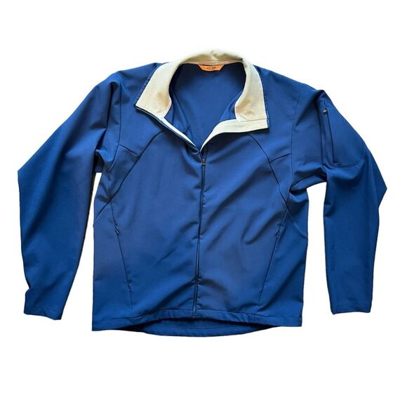 Salomon Blue Zip Up Jacket Men's size Medium - Picture 1 of 10